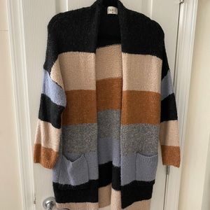 Fable color block cardigan